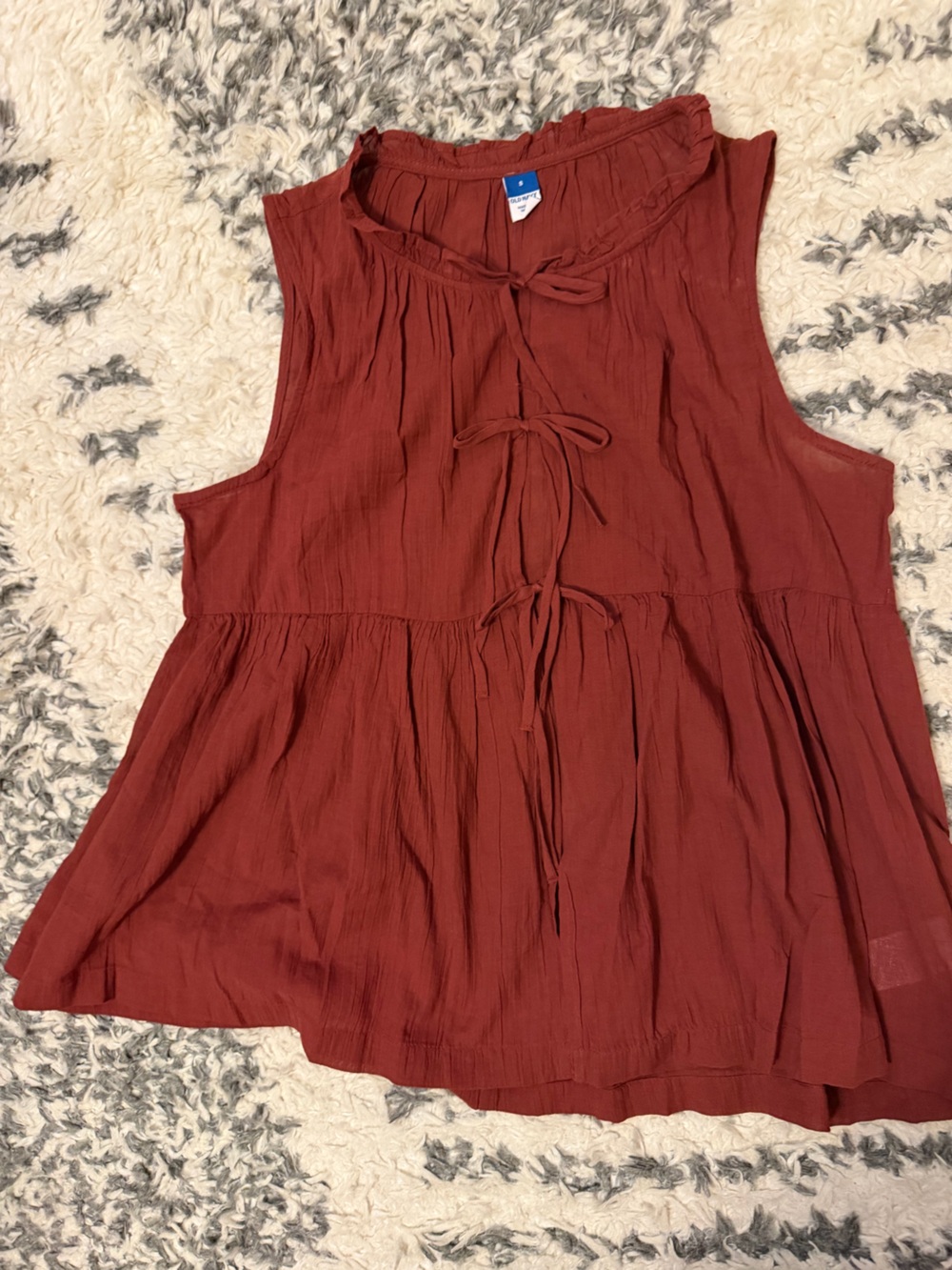 Old navy tie front blouse
